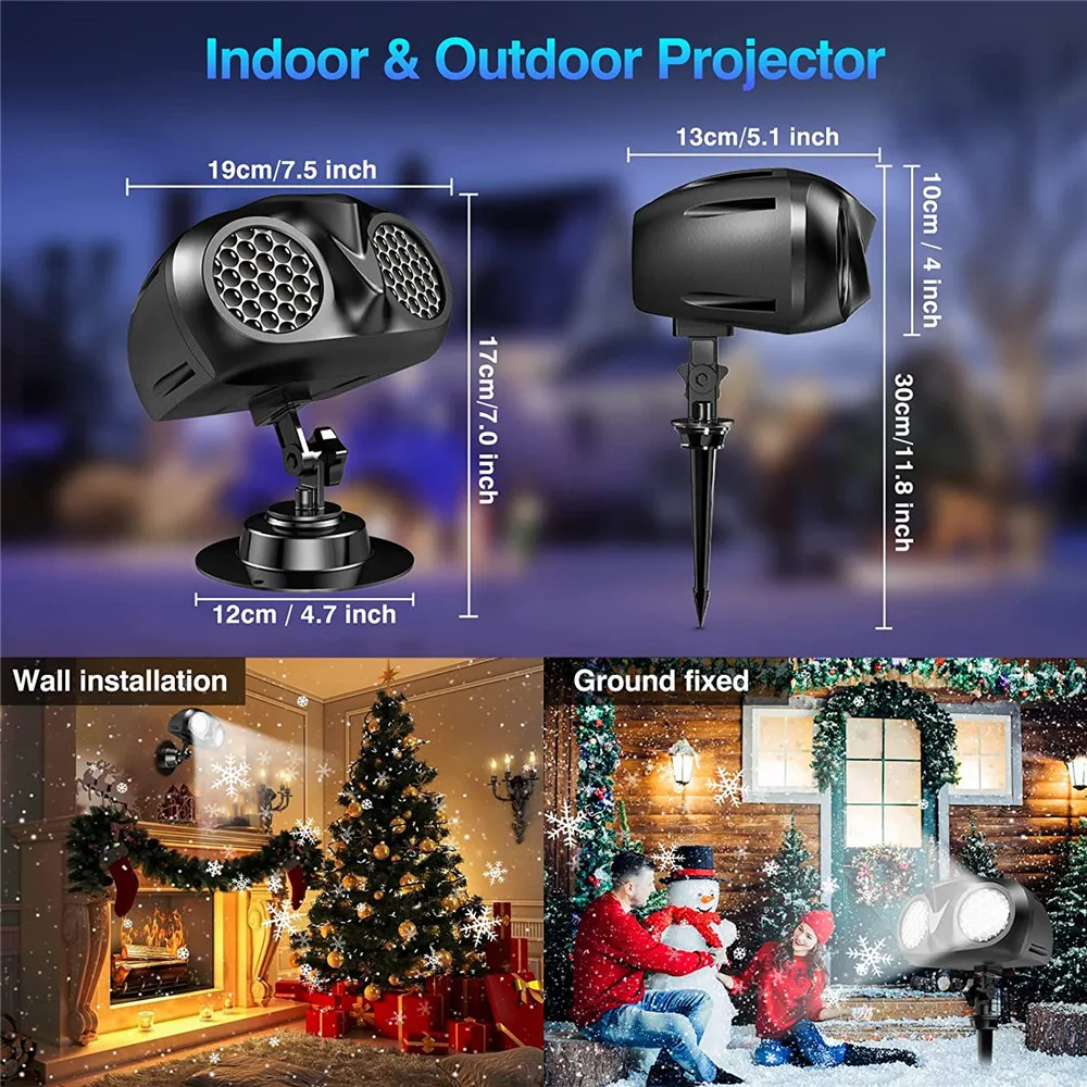 Проектор снежинок