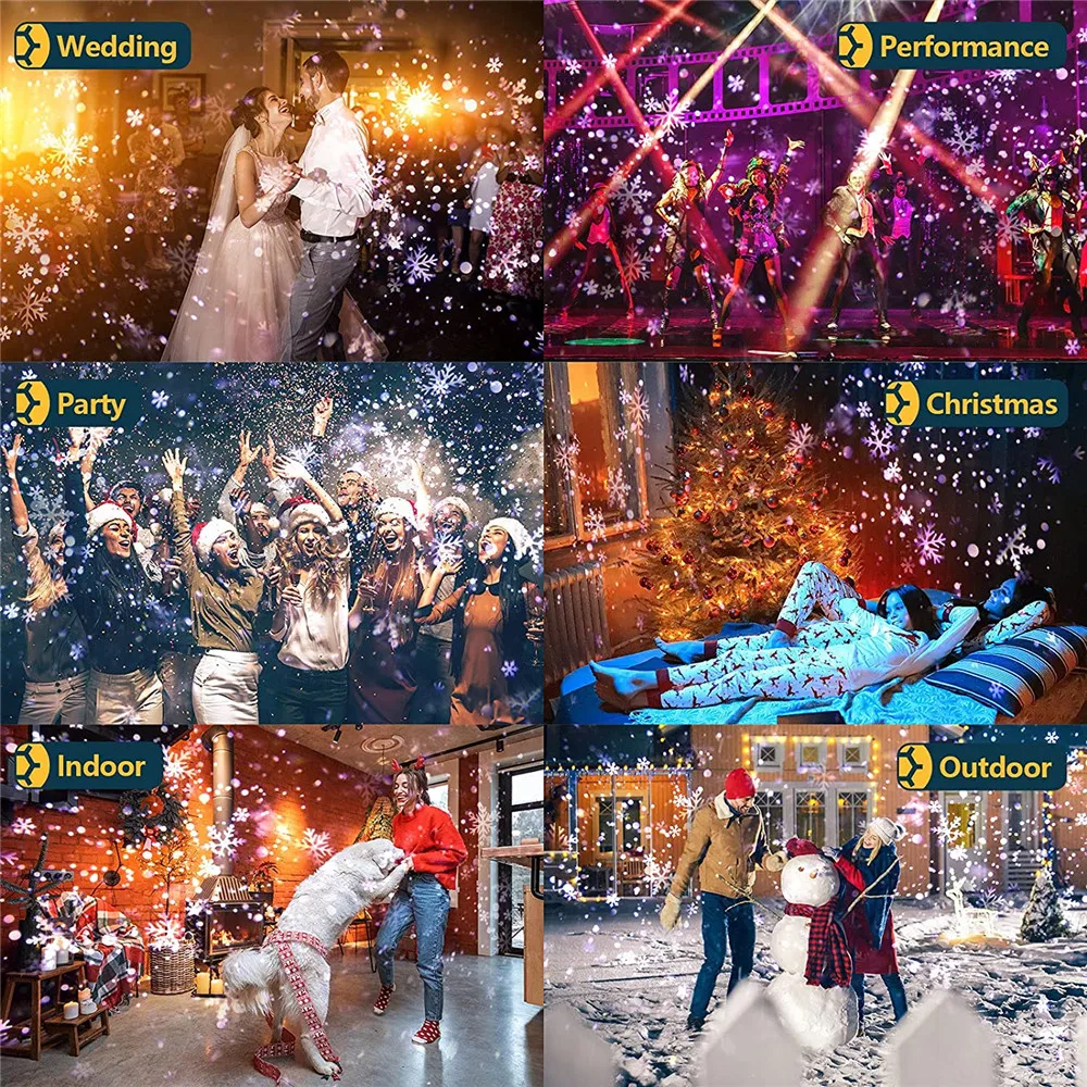 Проектор снежинок